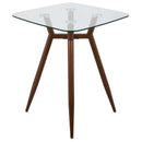 Clara - Mid Century Modern Square Table by HouseOfZazla