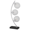 Mcdougal - Spherical Table Lamp With LED Lighting - Black