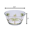 Palm Tree Acrylic Serving Bowls by HouseOfZazla