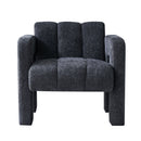 31.10" Boucle Upholstered Accent Chair by HouseOfZazla