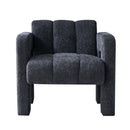 31.10" Boucle Upholstered Accent Chair by Unique Piece Furniture