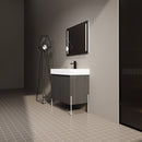 Freestanding Bathroom Vanity With Resin Sink And Storage Cabinet by HouseOfZazla
