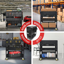 3-Tier DIY Detachable Utility Cart With Steel Pegboard by HouseOfZazla