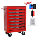 Rolling Metal Tool Chest With Drawers, Steel Storage Cabinet With Ball Bearing Slides by HouseOfZazla