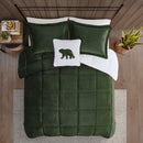 King Plush to Sherpa Down Alternative Comforter Set by HouseOfZazla
