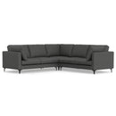 Ava - Mid Century Corner Sectional Sofa Handcrafted by HouseOfZazla
