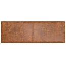 Candice - Ottoman Bench - Tan / Black