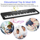 61 Keys Digital Music Keyboard Electric Piano Electronic Musical Instrument Kids Learning Keyboard with Microphone for 3-12 Year Old Kids Girls Boys