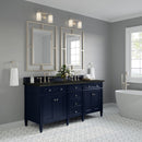 James Martin Brittany 72" Double Bathroom Vanity, Victory Blue