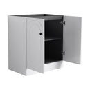 Modern Freestanding Bathroom Vanity With Soft Close Cabinet Doors by HouseOfZazla