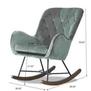 Hannah - Rocking Chair - Gray by HouseOfZazla