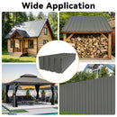 20 Pcs 42.52''X18.9'' Corrugated Metal Roofing Panels