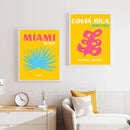 GobekUsa Beach Travel Posters for Home Decor
