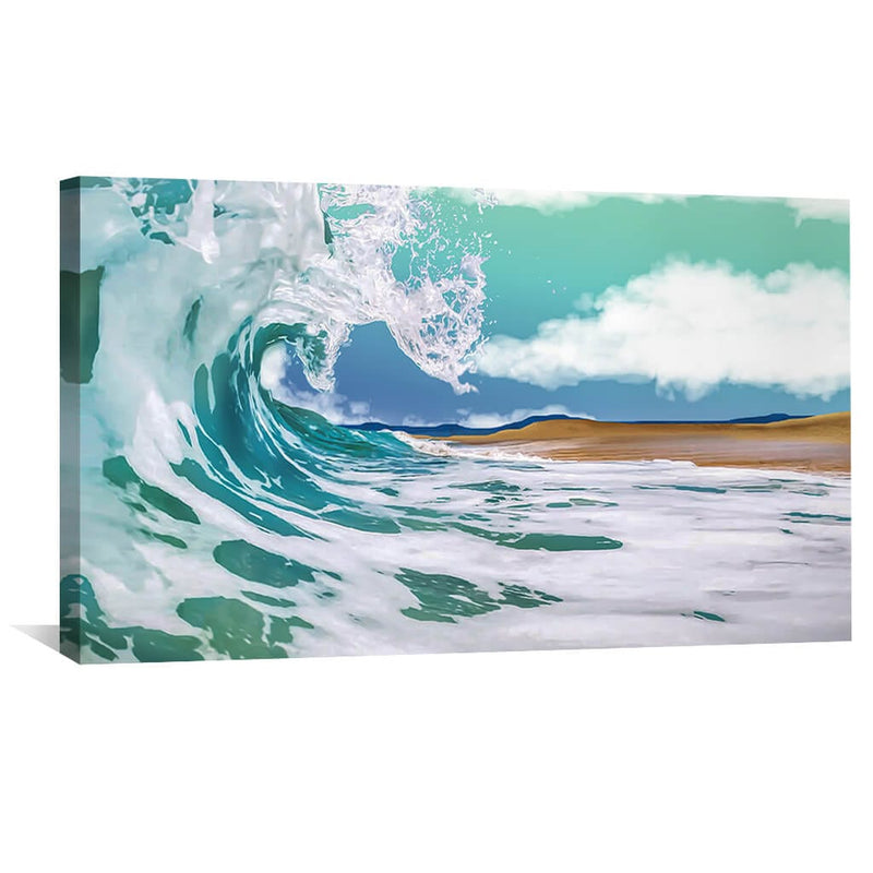 Beach Wave Canvas