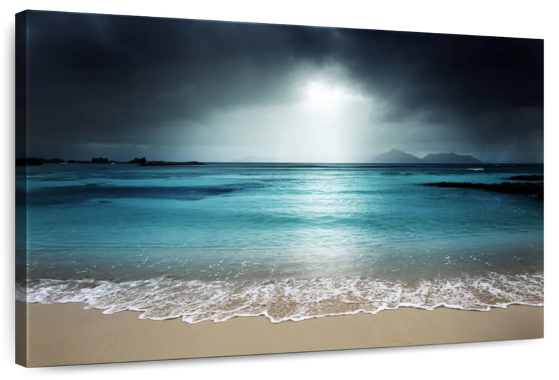 La Digue Island Evening Sky Wall Art