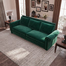 3 In 1 Convertible Sleeper Sofa With Nailhead Trim & Rolled Arm by HouseOfZazla