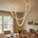 Beaded Crystal Strand Chandelier