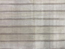 5x8 Turkish Kilim Rug, Flatweave Carpet, Striped Blanket, Southwestern Design, New, Gray, Wool, High Quality, Hand-Knotted