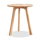 Round Small End Table, Side Table For Bedroom & Balcony by HouseOfZazla