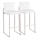 Fuji - Contemporary And Modern Elegance High Back Barstool by HouseOfZazla
