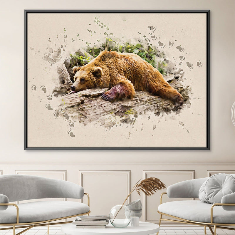 Bearly There Canvas