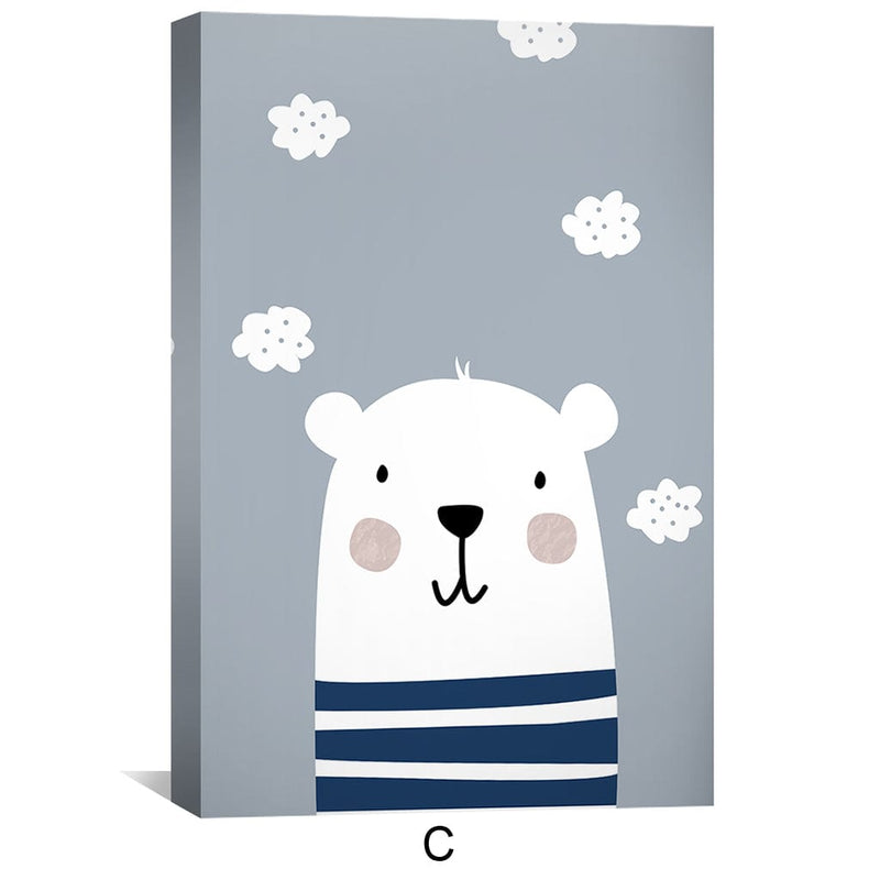 Bears, Trains and Automobiles Canvas