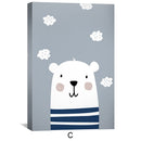 Bears, Trains and Automobiles Canvas