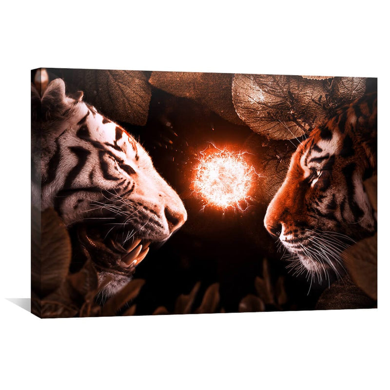 Beasts Fight Canvas