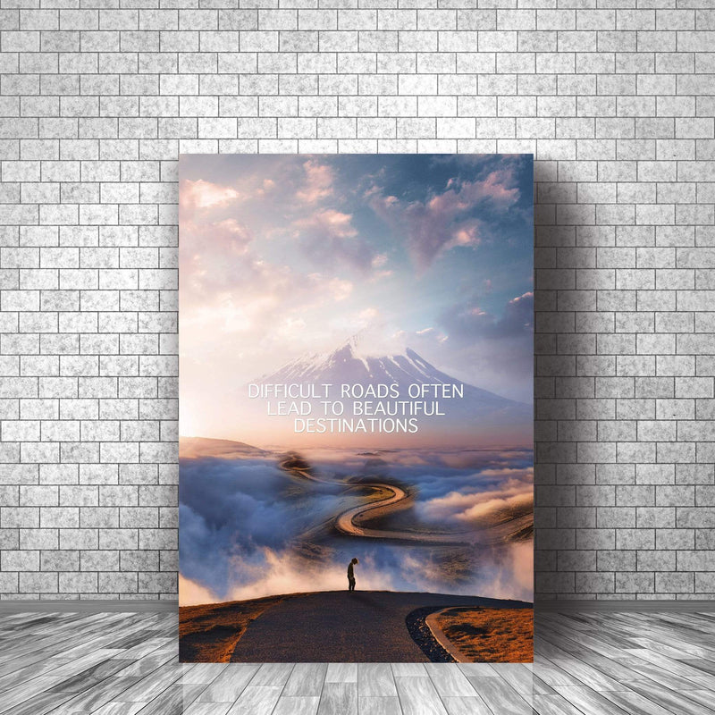 Beautiful Destinations - Mountain Canvas