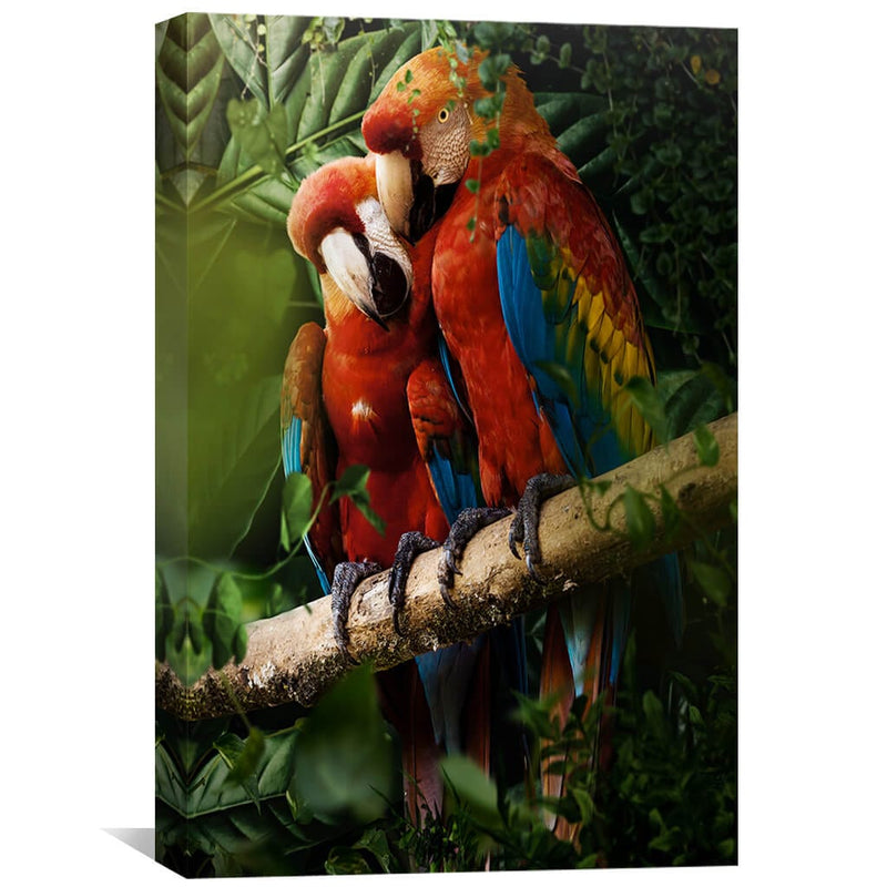 Beautiful Parrots Canvas