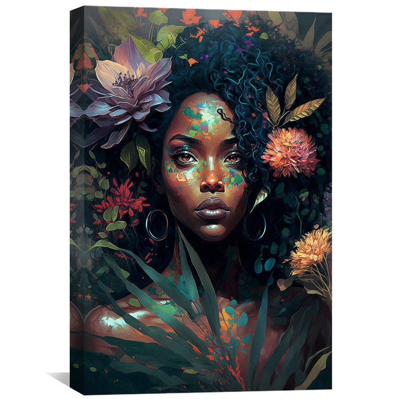 Beauty In The Flowers Canvas