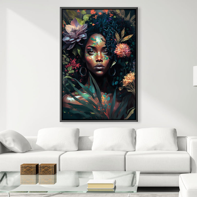 Beauty In The Flowers Canvas