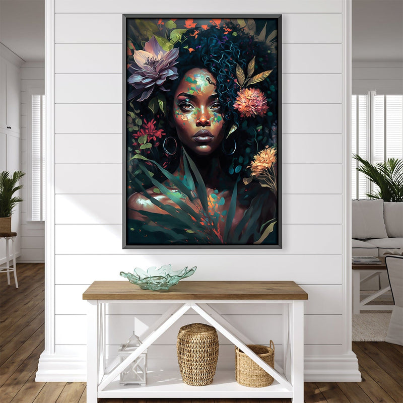 Beauty In The Flowers Canvas