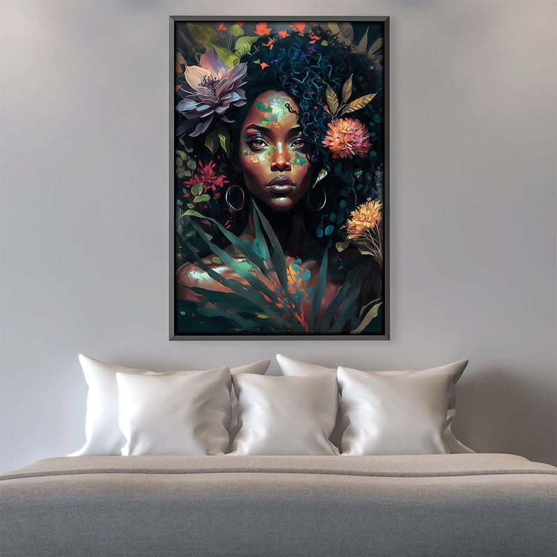 Beauty In The Flowers Canvas