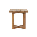 Ella - Square Side Table With Cross Stretcher Base by HouseOfZazla