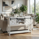 Farmhouse Entryway Table With Sliding Barn Door by HouseOfZazla
