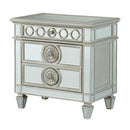 Varian - Mirrored Nightstand - Silver by HouseOfZazla