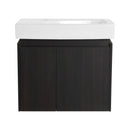 Modern Bathroom Vanity With Ceramic Basin, Wall Mounted Floating Sink Combo, Storage Cabinet by Unique Piece Furniture