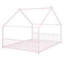 Metal House Bed