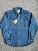 Button Up Washed Denim Shirt