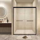 Double Sliding Shower Door With Explosion Proof Film by HouseOfZazla