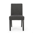 Contemporary Dining Chair with Upholstered Seating and Tapered Legs by HouseOfZazla