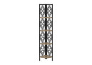 4 Tier Corner Bookshelf Bookcase for Office, Transitional Style by HouseOfZazla