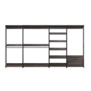 Monica - Walk-In Closet System, Modular Storage - Rustic