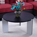 Round Coffee & End Table Set - Black by HouseOfZazla