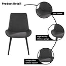 Modern Dining Chair Living Room Metal Leg Dining Chair (Set of 2) by HouseOfZazla