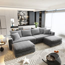 Modern Comfy Upholstered Sofa Cloud Couch & Deep Seat Couches by HouseOfZazla