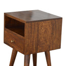 Solid Wood Mini Nightstand by HouseOfZazla