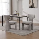 Armless Curved Back Accent Chairs by HouseOfZazla