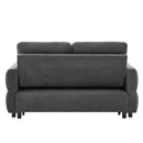 Convertible Sofa Bed Loveseat With Adjustable Backrest And USB Ports by HouseOfZazla
